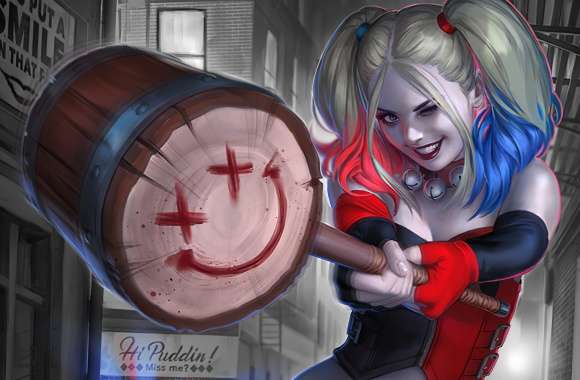 Blonde Twintails DC Comics Comic Harley Quinn wallpapers hd quality