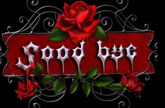 Blood Red Rose Dark Gothic Wallpaper wallpapers hd quality