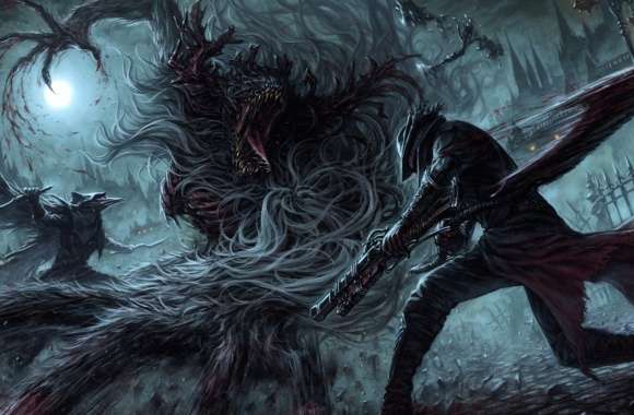 Bloodborne Gothic Beast Battle