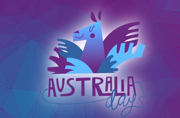 Blue Purple Holiday Australia Day wallpapers hd quality