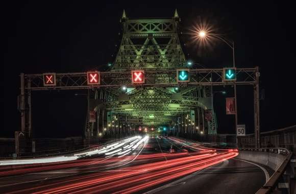 Bridge Road Night Photography Time Lapse