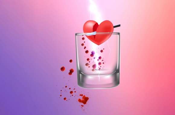 Broken heart Lightning Strike wallpapers hd quality
