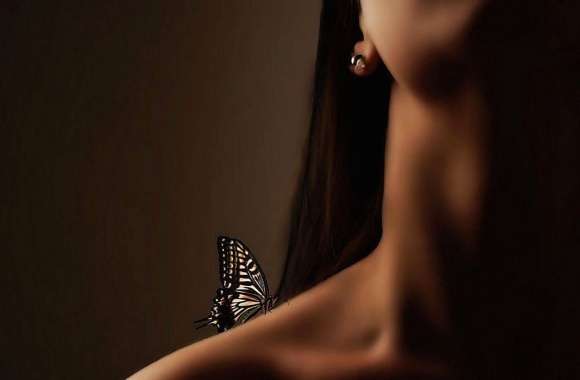 Butterfly Kiss - HD Artistic Wallpaper