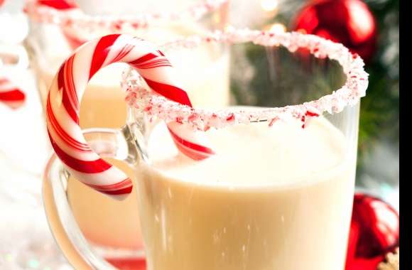 Candy Cane Milk Holiday Christmas