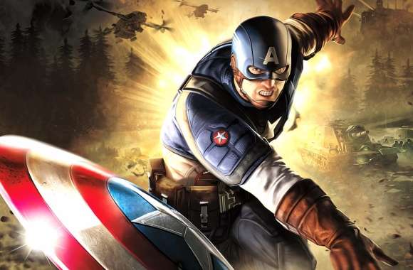 Captain America HD Comic Wallpaper