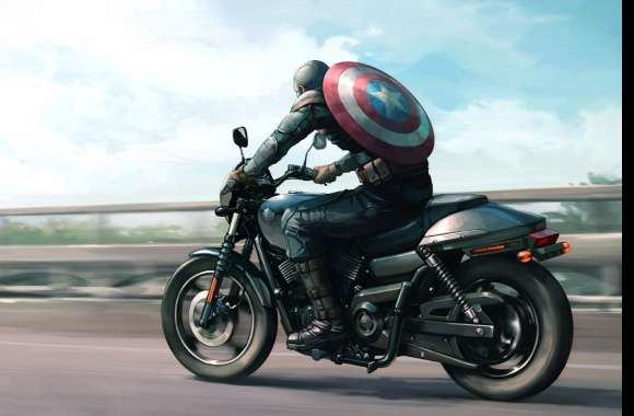 Captain America The Winter Soldier - Harley-Davidson Ride