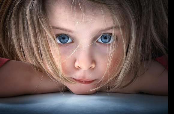 Captivating Child with Blue Eyes - wallpapers hd quality