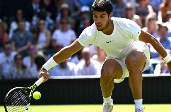 Carlos Alcaraz Wimbledon 2023 Tennis Action