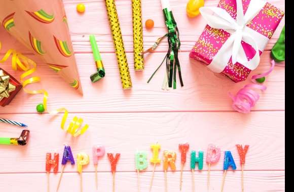 Celebration Colors Gift Happy Birthday Holiday Birthday