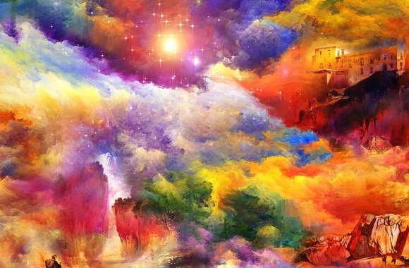 Celestial Dreams A HD Fantasy of Color and Smoke