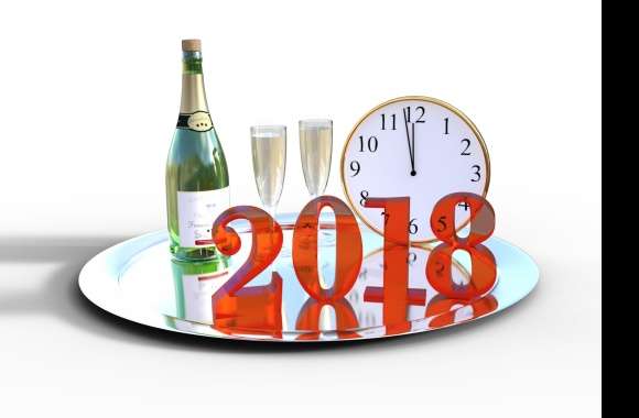 Champagne New Year Holiday New Year 2018 wallpapers hd quality