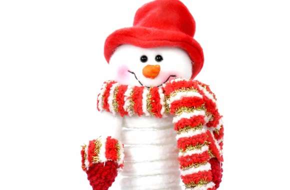 Cheerful Snowman for the Holiday Season