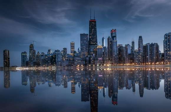 Chicago City Skyline