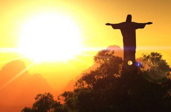 Christ the Redeemer at Sunrise -