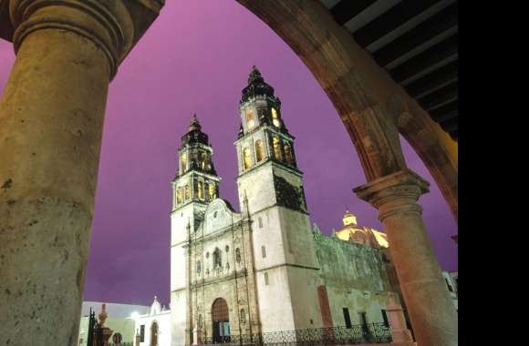 Christian Cathedral at Dusk