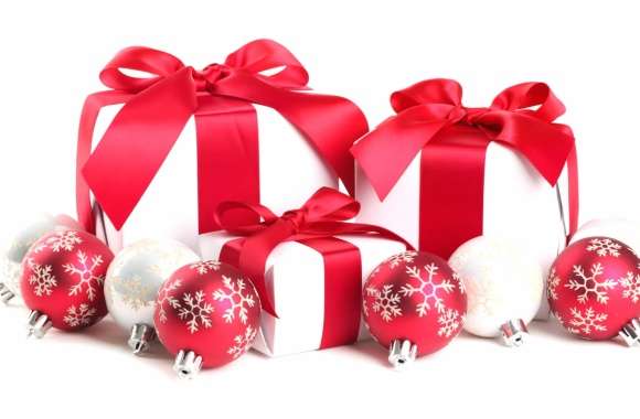 Christmas Gifts and Ornaments wallpapers hd quality