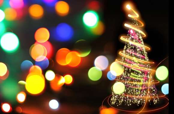 Christmas Lights Christmas Tree Holiday Christmas wallpapers hd quality