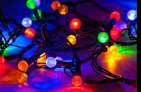 Christmas Lights Colorful Light Holiday Christmas