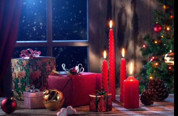 Christmas Window Glow - wallpapers hd quality