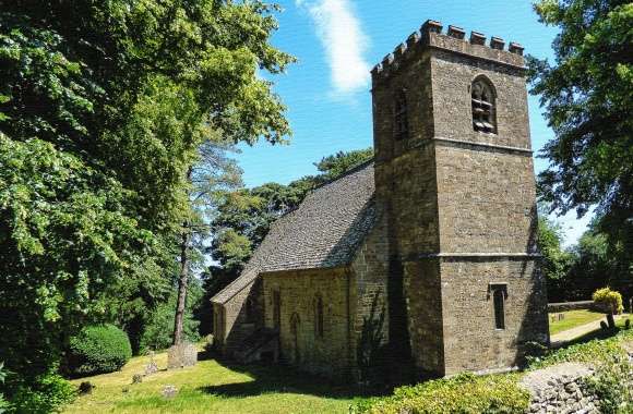 Church of The Virgin Mary, Church Westcote, England - Print on Canvas