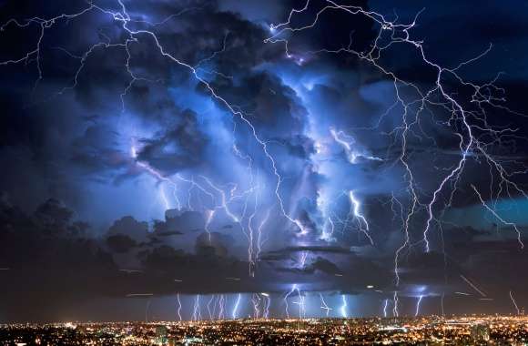 City Night Lightning -