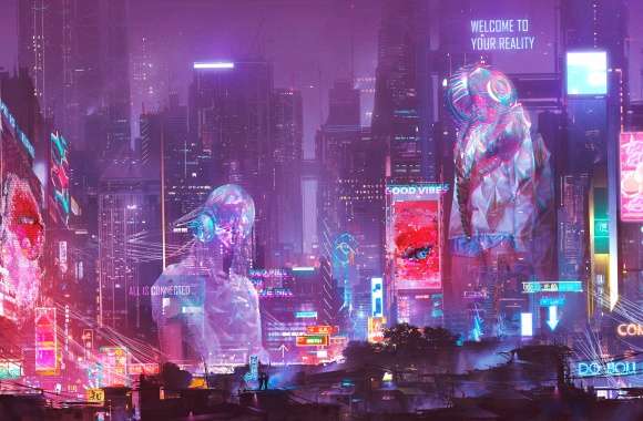 City Sci Fi Cyberpunk Sci Fi City