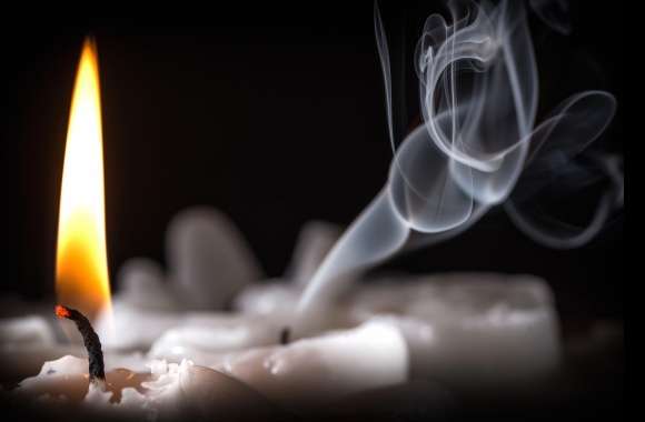 Close-up Smoke Flame Photography Candle