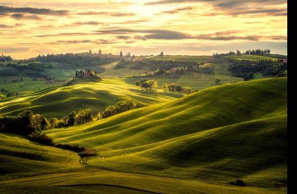 Cloud Green Italy Landscape Nature Photography Tuscany