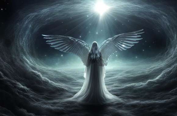 Cloud Sky Light Divine Fantasy Angel