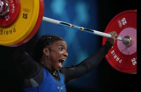 Colombia Weightlifting for Olympic Games Paris 2024 wallpapers hd quality