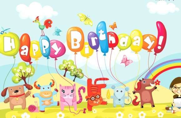 Colorful Birthday Celebration - for Kids wallpapers hd quality