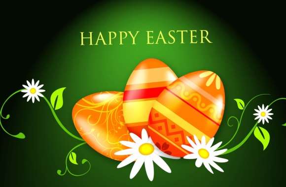 Colorful Egg Easter Egg Flower Happy Easter Holiday Easter