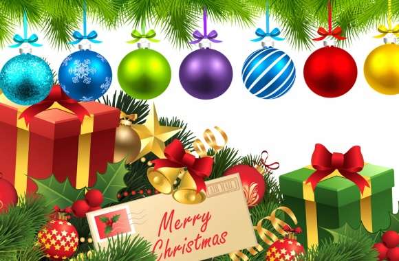 Colorful Gift Bell Christmas Ornaments Holiday Christmas