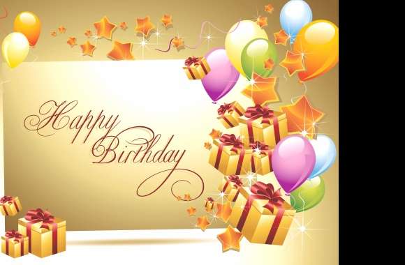 Colorful Happy Birthday Celebration -