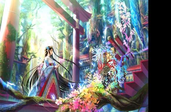 Colorful Shinto Fantasy for Dreamy Escapes