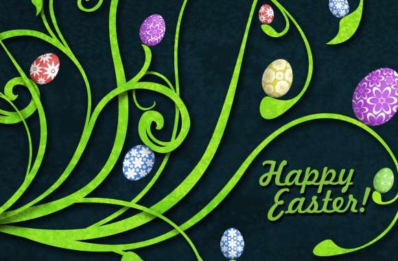 Colors Easter Egg Happy Easter Holiday Easter