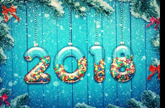 Colors New Year Holiday New Year 2018