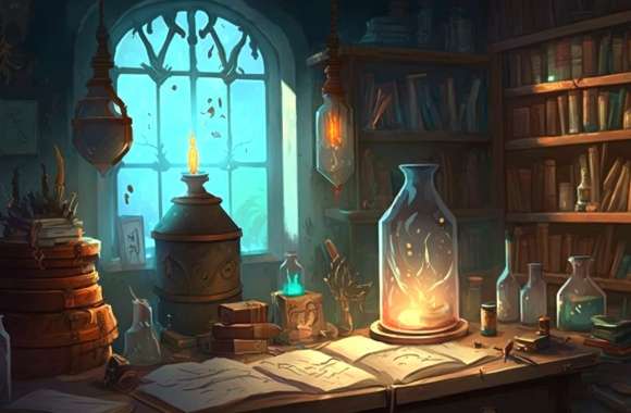 Concept Art A Magical Classroom 1 wallpapers hd quality