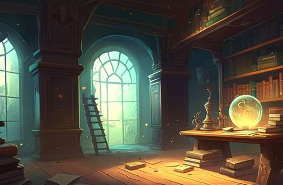 Concept Art A Magical Classroom 2