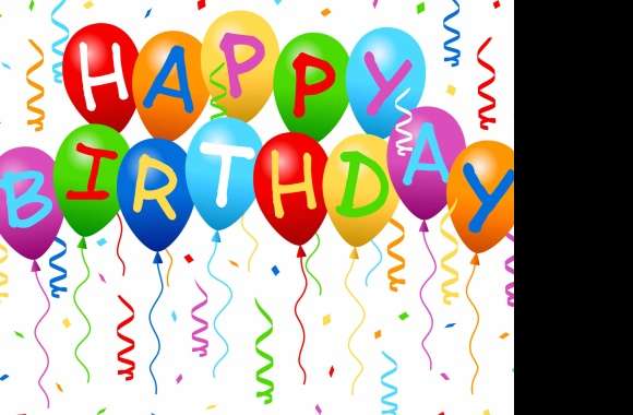Confetti Balloon Colorful Holiday Birthday
