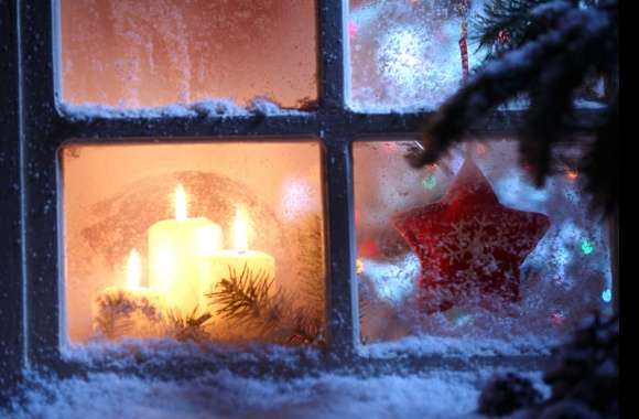 Cozy Christmas Window