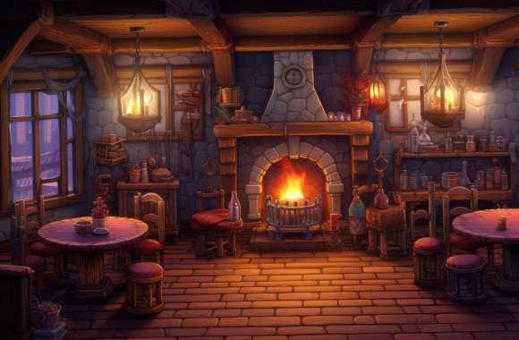 Cozy Medieval Tavern