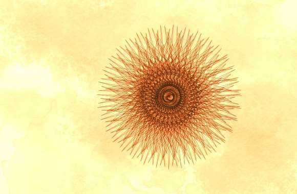 Cream and Brown Spiral Fractal wallpapers hd quality