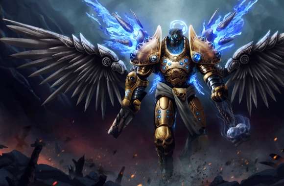 Creepy Skull Wings Armor Dark Fantasy Angel Warrior