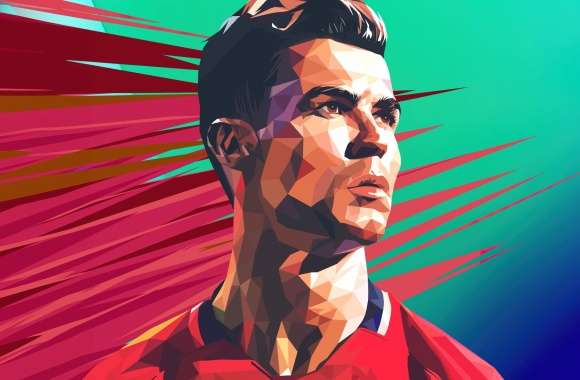 Cristiano Ronaldo Low poly