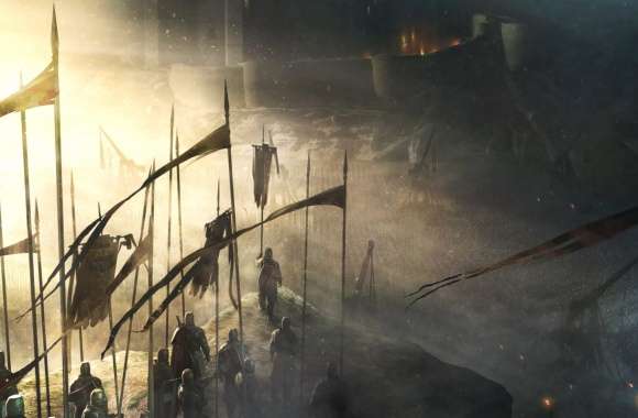 Crusader Siege Fantasy Battle wallpapers hd quality