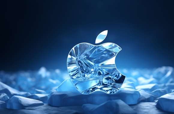 Crystal Apple Desktop Wallpaper HD