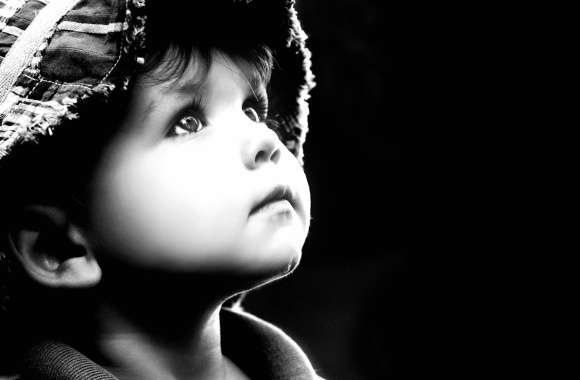 Cute Black & White Photography Child