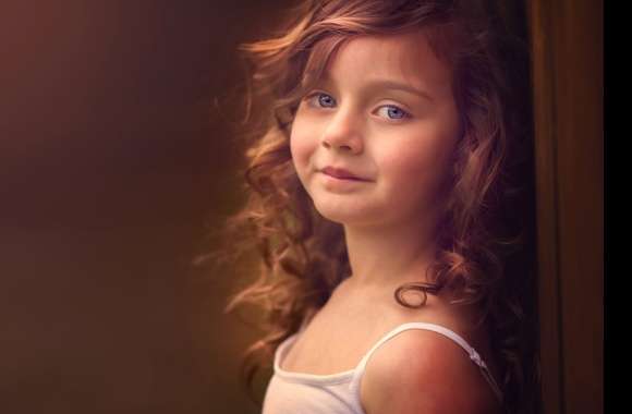 Cute Little Girl Blue Eyes Smile Photography Child