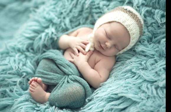 Cute Smile Blue Photography Baby wallpapers hd quality